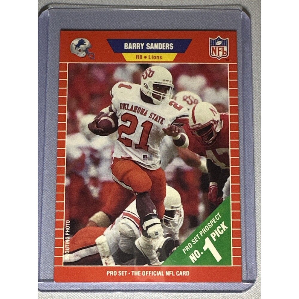 1989 Pro Set - Barry Sanders #494 (RC)